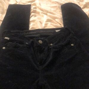 Citizens Of Humanity Black Corduroy Pencil Leg Avedon Style Size 24 Jeans Pants